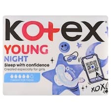 Kotex Young Night dámské hygienické vložky 7 ks