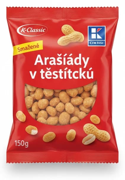Arašídy v těstíčku