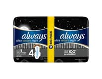 always Ultra Extra Night dámské vložky 12 ks