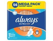always Ultra Normal dámské vložky 56 ks