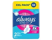 always Ultra Super Plus dámské vložky 32 ks