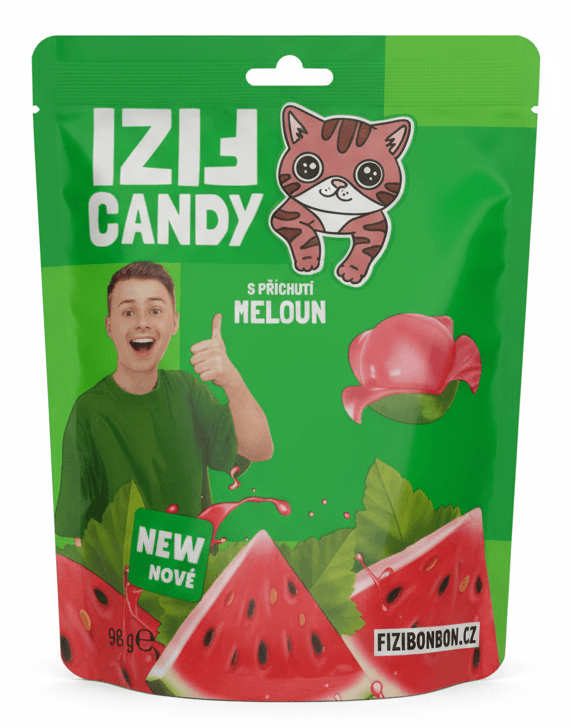 Fizi Juicy Meloun želé bonbóny