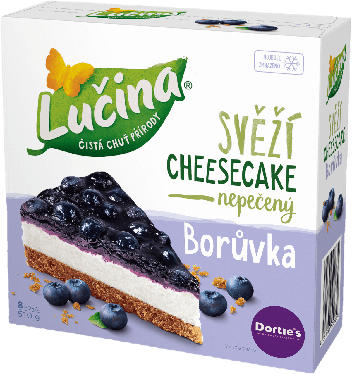 Dortie´s Lučina svěží cheesecake borůvka