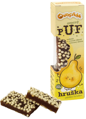 Ovocňák PUF Ovocné plátky jablko-hruška