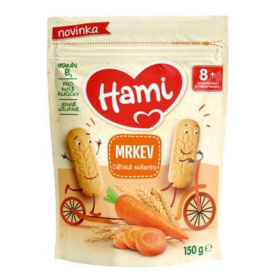 Hami Dětské sušenky mrkev
