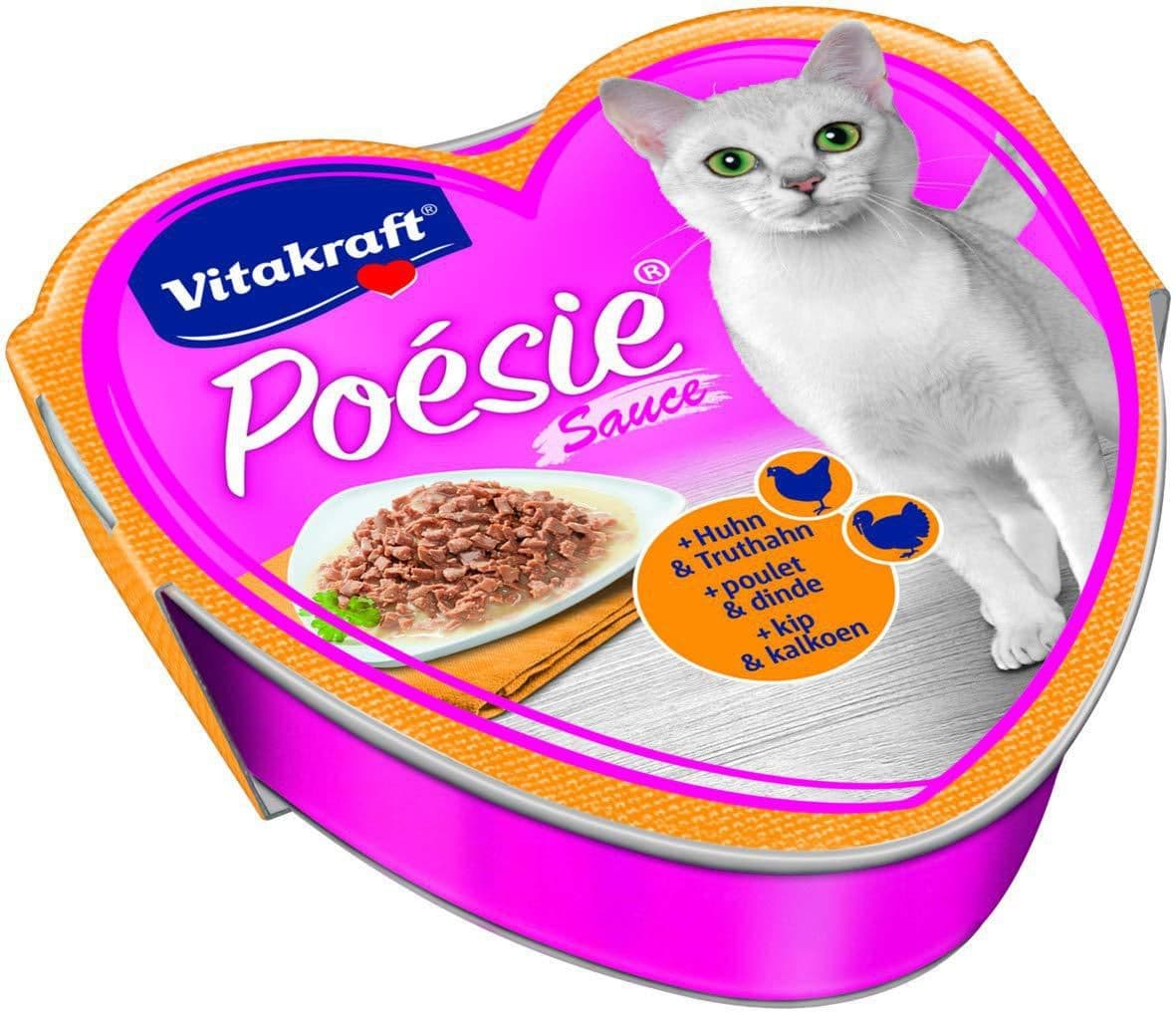 Vitakraft Poésie Kuře a krůta v omáčce pro kočky 85 g