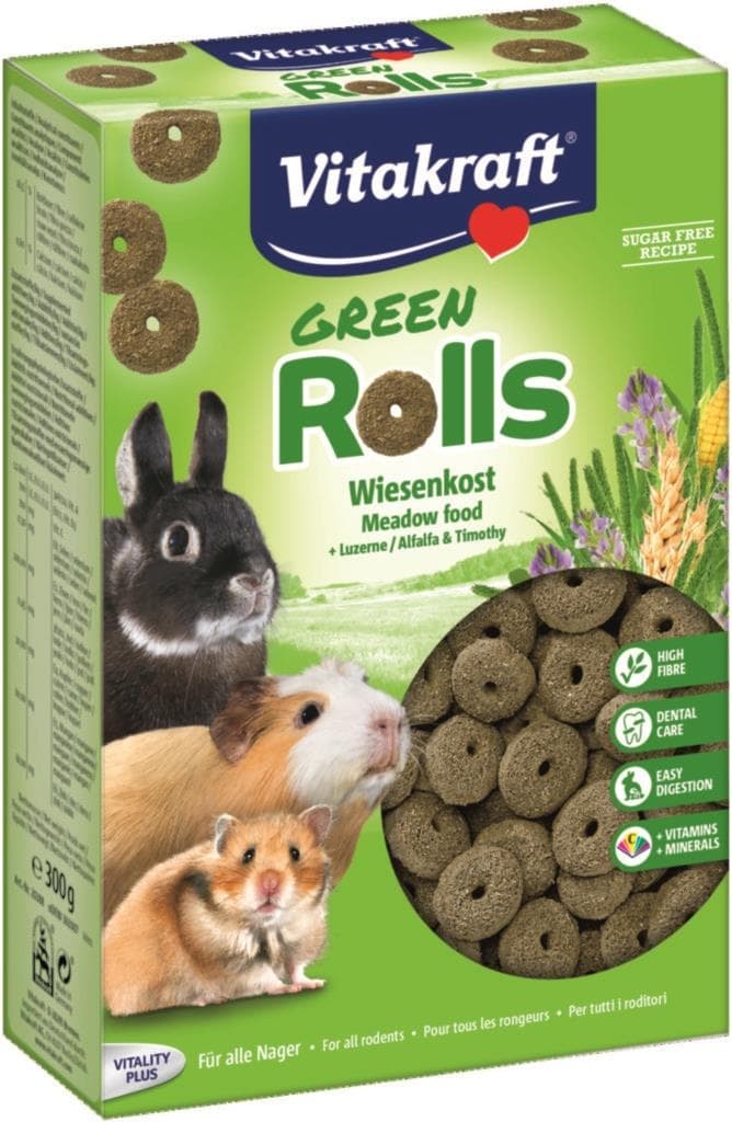 Vitakraft Green Rolls hlodavec 300 g