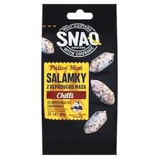 Snaq Mini salámky s chilli 60g