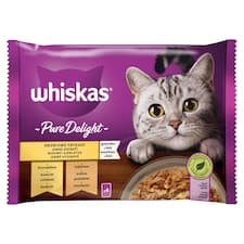 Whiskas Pure Delight jemné drůbeží v želé 4 x 85g (340g)