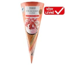 Mražený krém s vanilkovou příchutí a jahodový 120ml
