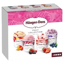 Häagen-Dazs Variace smetanových zmrzlin 4 x 95ml (326g)
