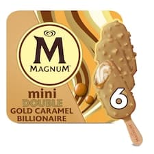Magnum Mini Double Gold Billionaire 6 x 55ml