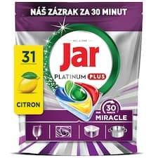 Jar Our 30 Minute Miracle Platinum Plus Kapsle Do Myčky Nádobí, 31 X