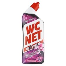 WC Net Gel Crystal Pink Flowers WC čistič 750ml