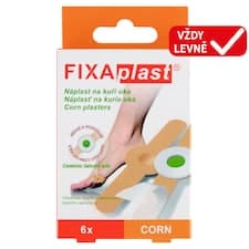 Fixaplast Náplast na kuří oka 6 ks