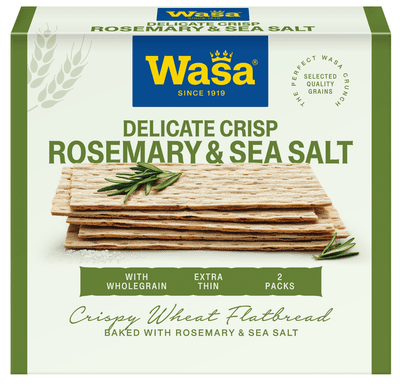 Wasa Delicate Crisp pšeničný s rozmarýnem a solí
