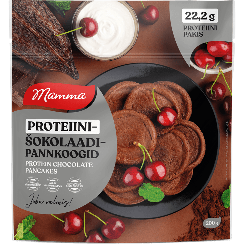 Mamma Čokoládové cheesecake palačinky s vysokým obsahem bílkovin