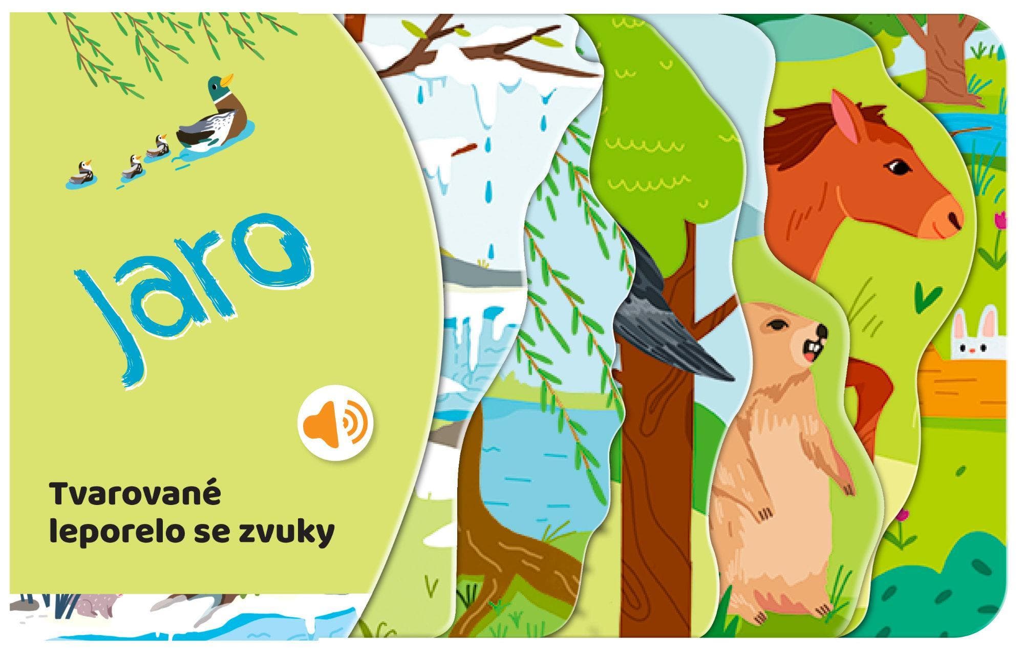 Svojtka Tvarované leporelo se zvuky Jaro