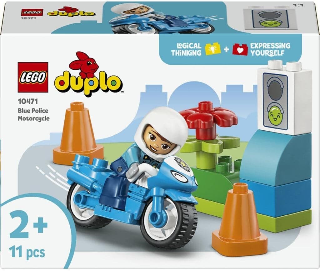 LEGO® DUPLO® 10471 Modrá policejní motorka