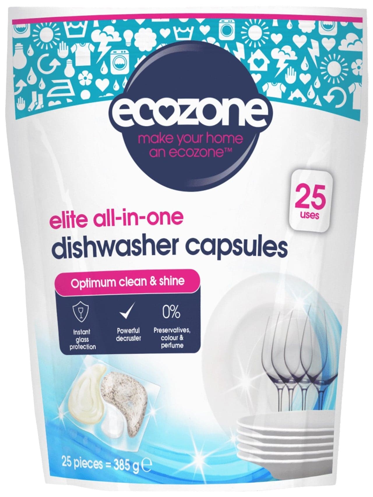Ecozone Elite All-in-One kapsle na nádobí