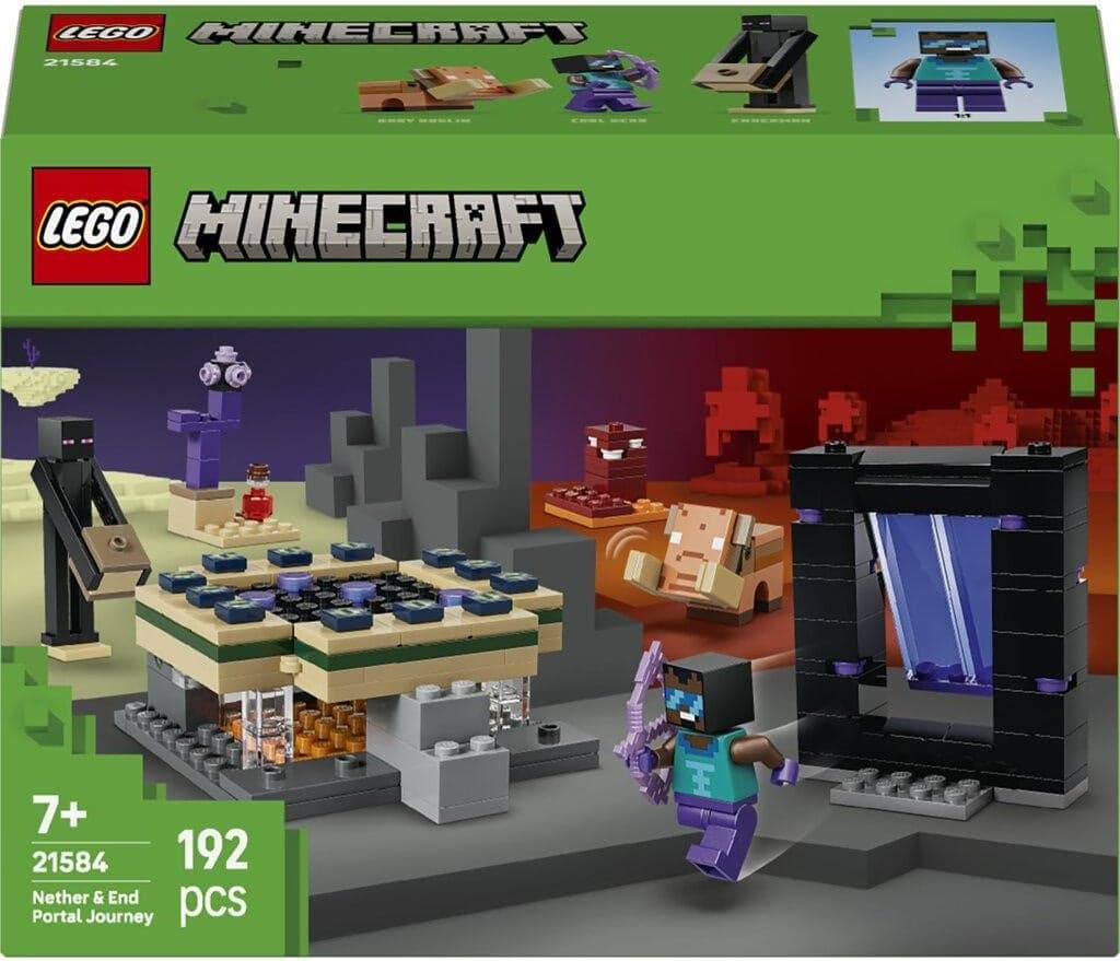 LEGO® Minecraft® 21584 Cesta portálem do Netheru a Endu