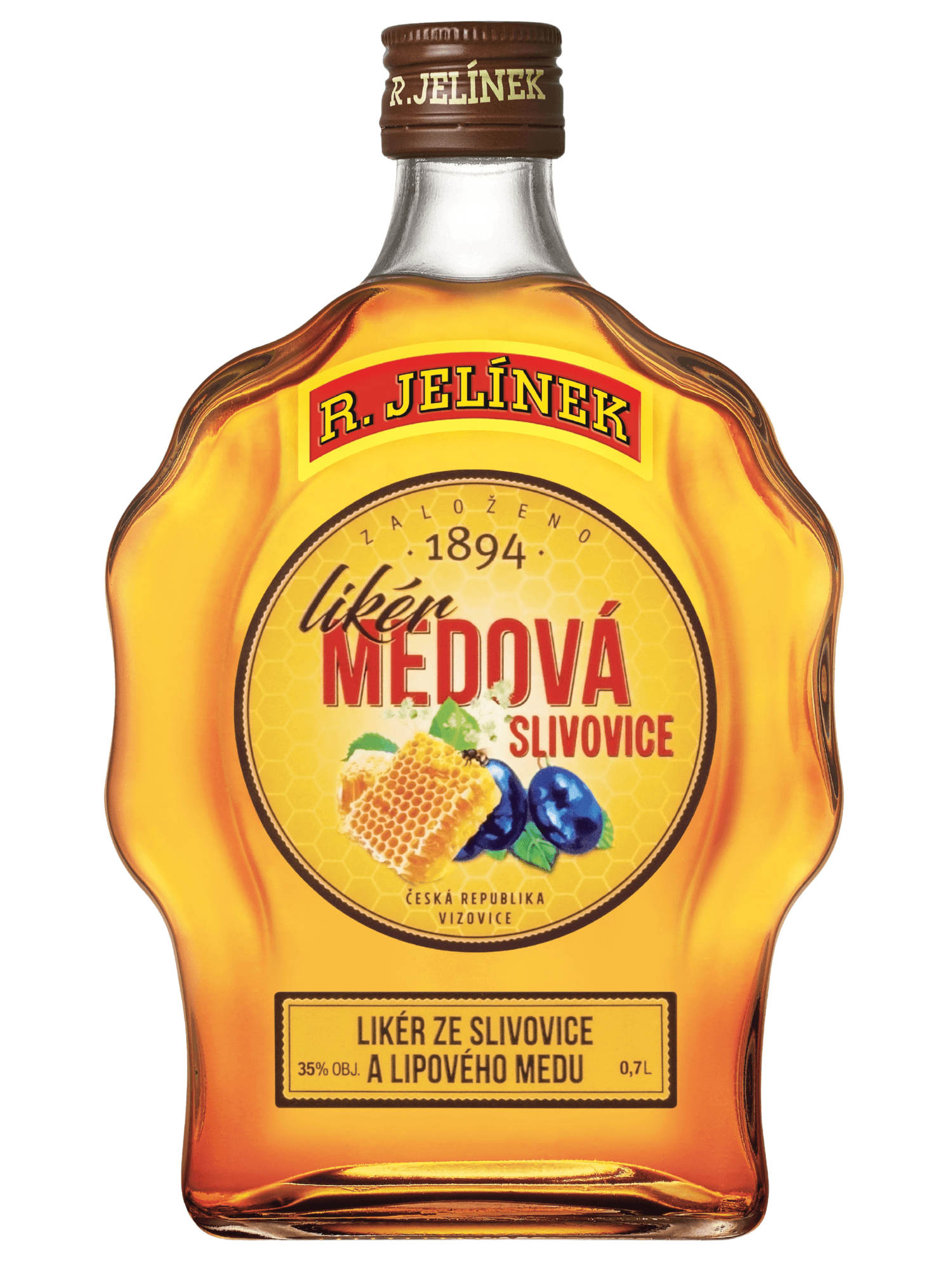 R. JELÍNEK Medová Slivovice 35% obj.