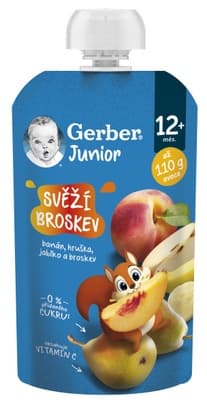 Gerber Junior kapsička Svěží broskev
