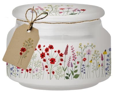 Emocio se skleněným víčkem Flower Lover, vonná svíčka, sklo 100x79 mm