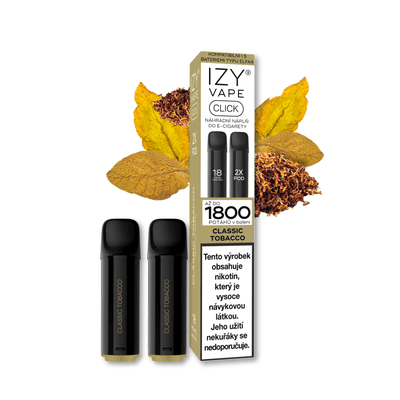 IZY VAPE CLICK POD Classic Tobacco 18 mg, 2 ks