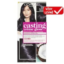 L'Oréal Paris Casting Creme Gloss semipermanentní barva na vlasy 210 modročerná, 48 +72 +60 ml