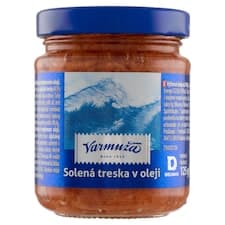 Varmuža Solená treska v oleji 125g
