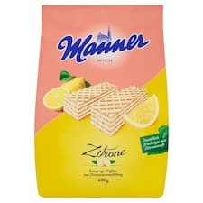 Manner Křupavé oplatky s krémovou citrónovou náplní 400g