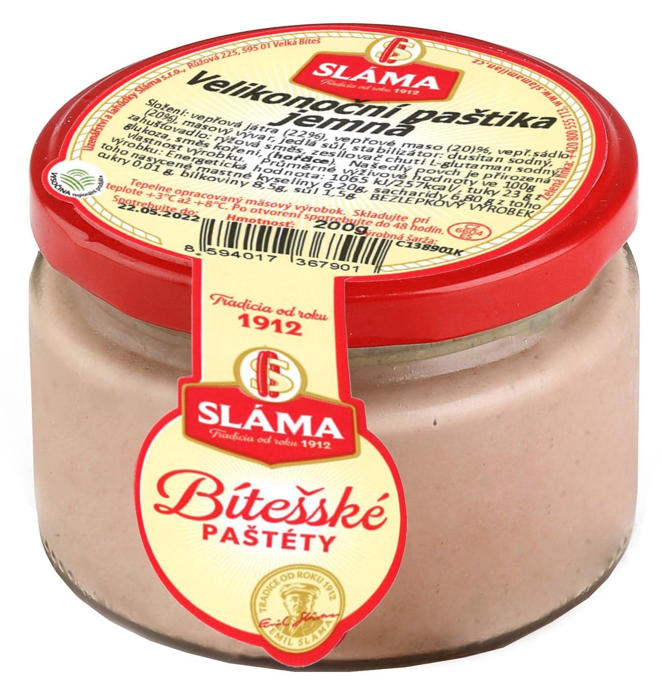 Sláma Velikonoční paštika jemná