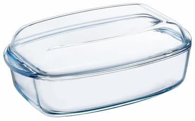 Pyrex Pekáč skleněný s víkem, 6,7 l