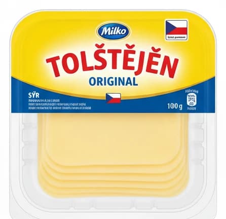 Sýr Tolštejn plátky Milko
