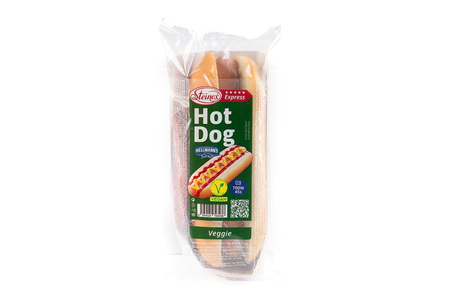 Steinex Express Hot dog - veggie 110g