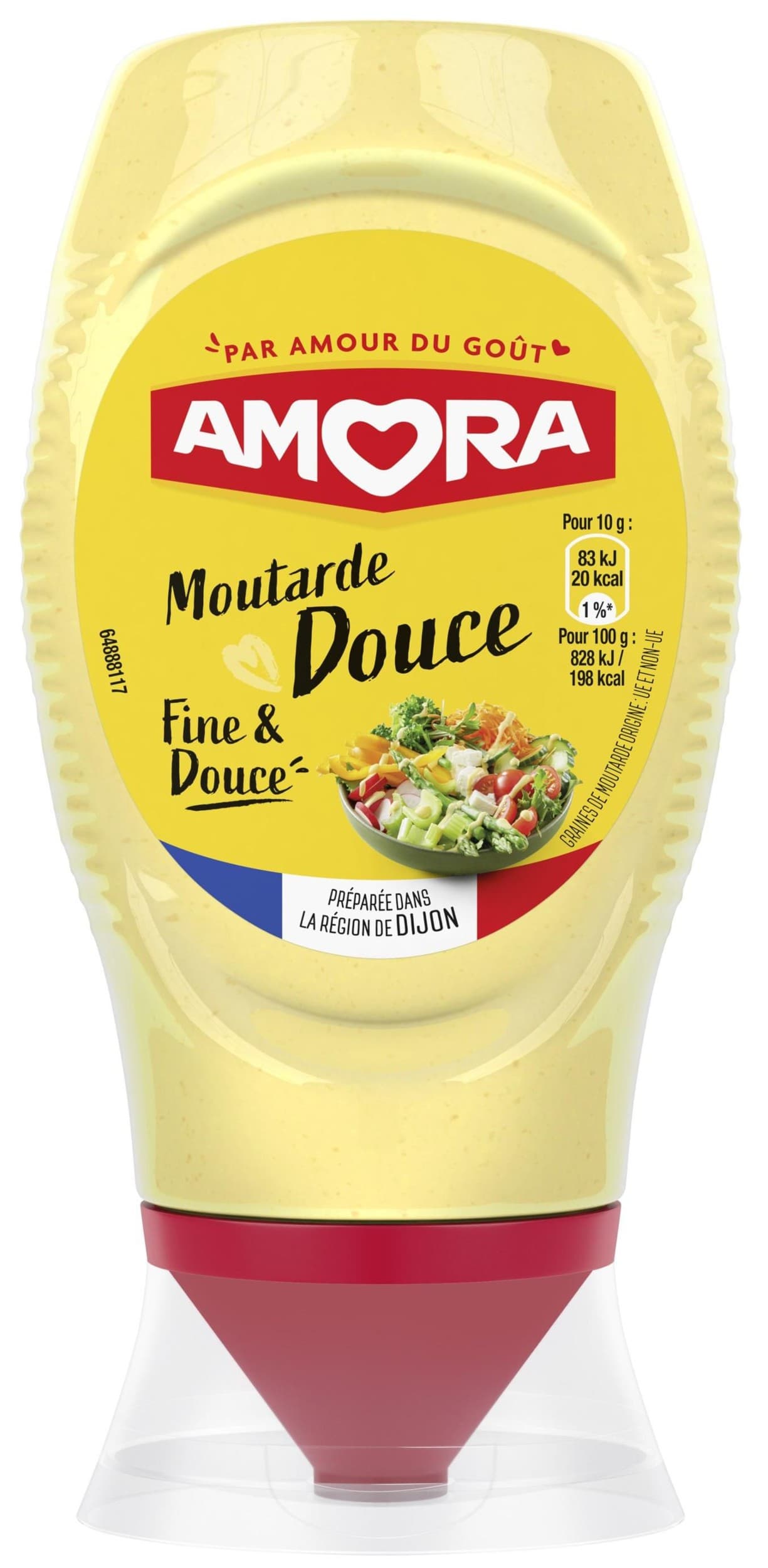 Amora Dijonská hořčice sladká Squeeze 260g
