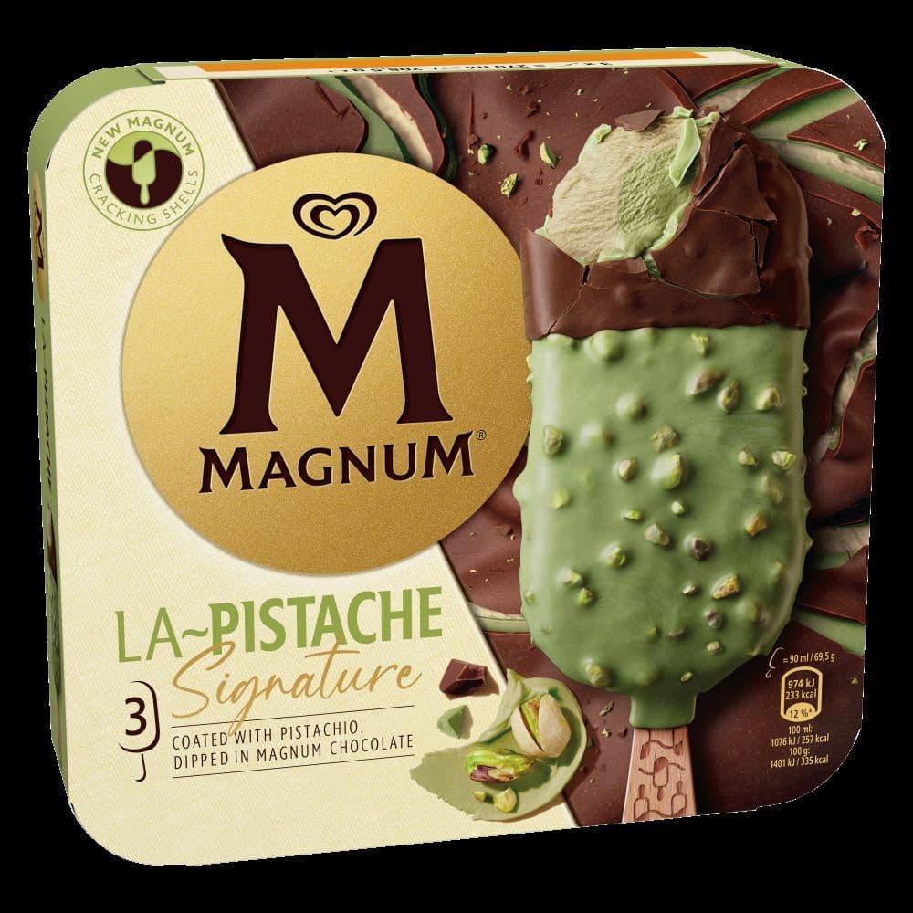 Magnum La Pistache zmrzlina 3x90 ml