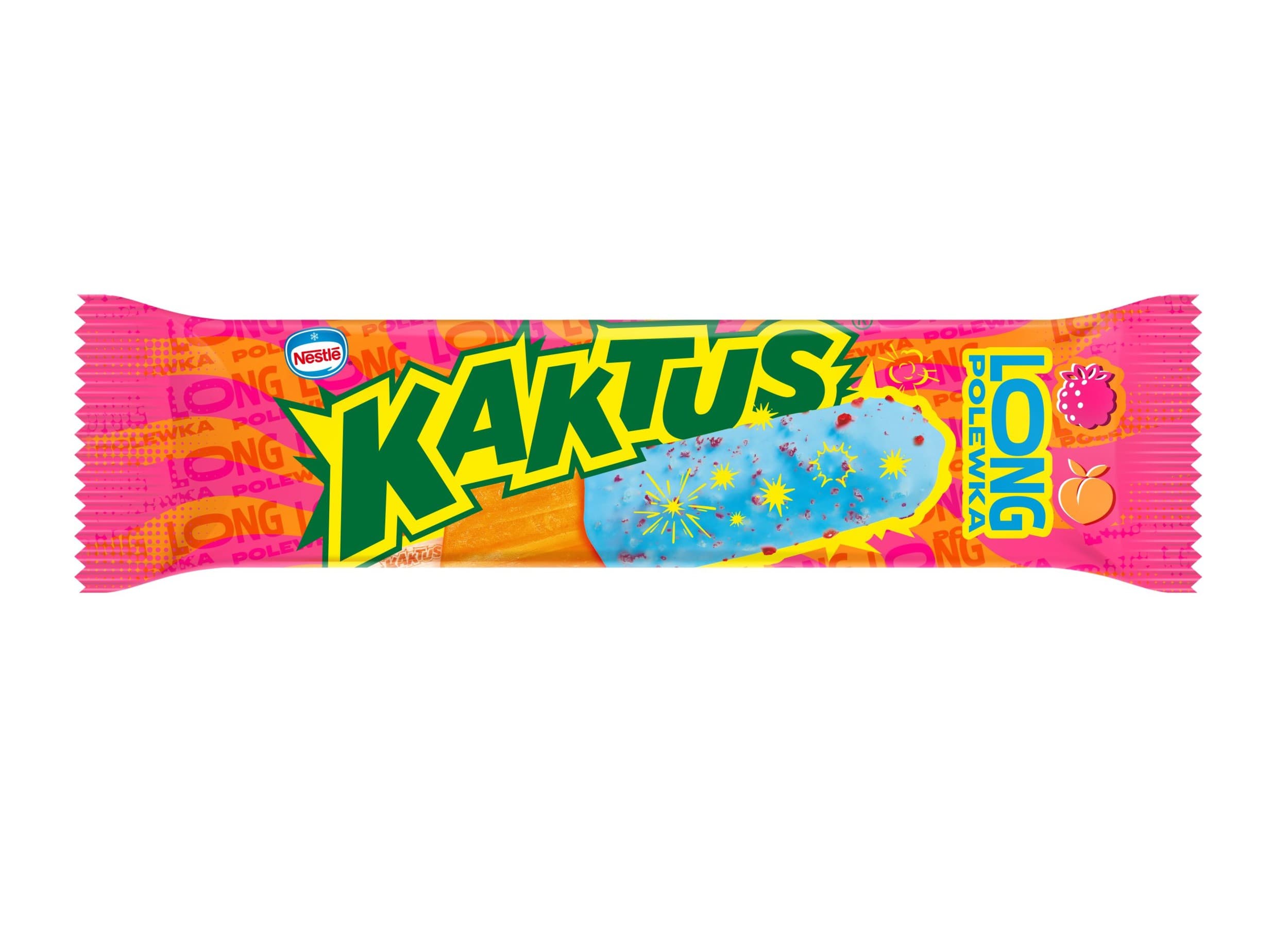 Kaktus LONG broskev malina zmrzlina 48ml
