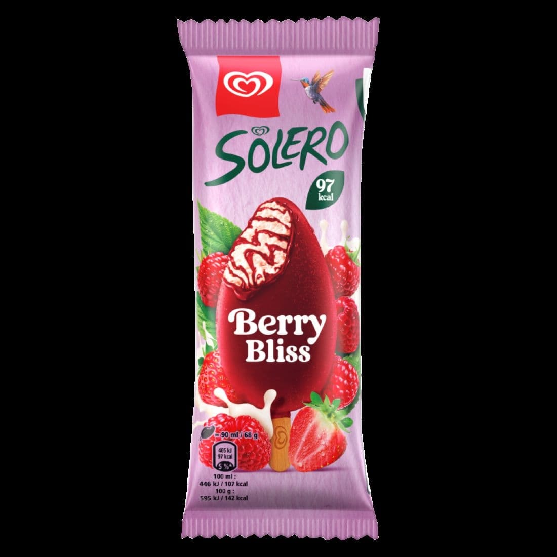 Solero Berry Bliss zmrzlina 90ml