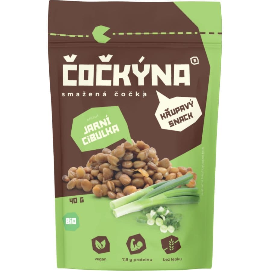 Čočkýna Smažená čočka BIO jarní cibulka 40g