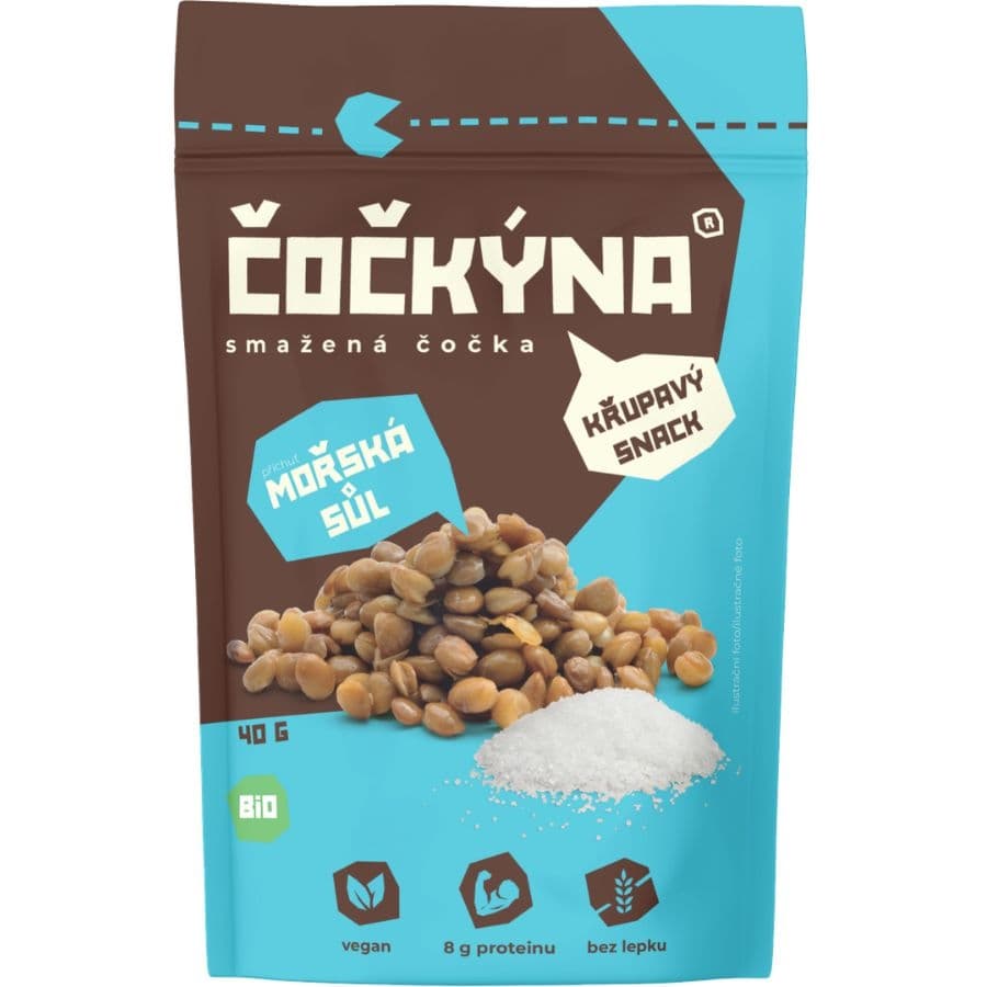 Čočkýna Smažená čočka BIO mořská sůl 40g
