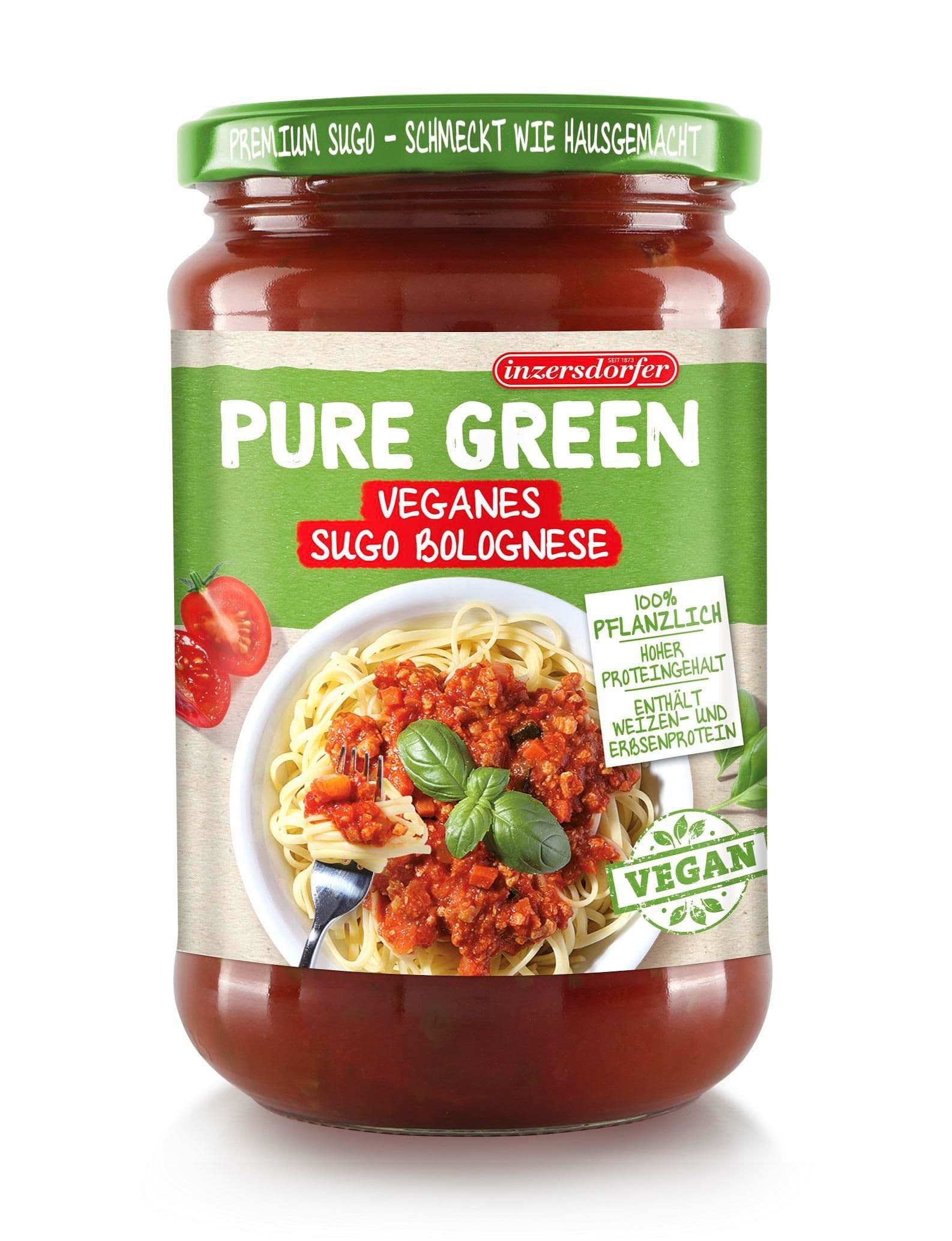 Inzersdorfer Pure Green Sugo Bolognese Vegan 400 g