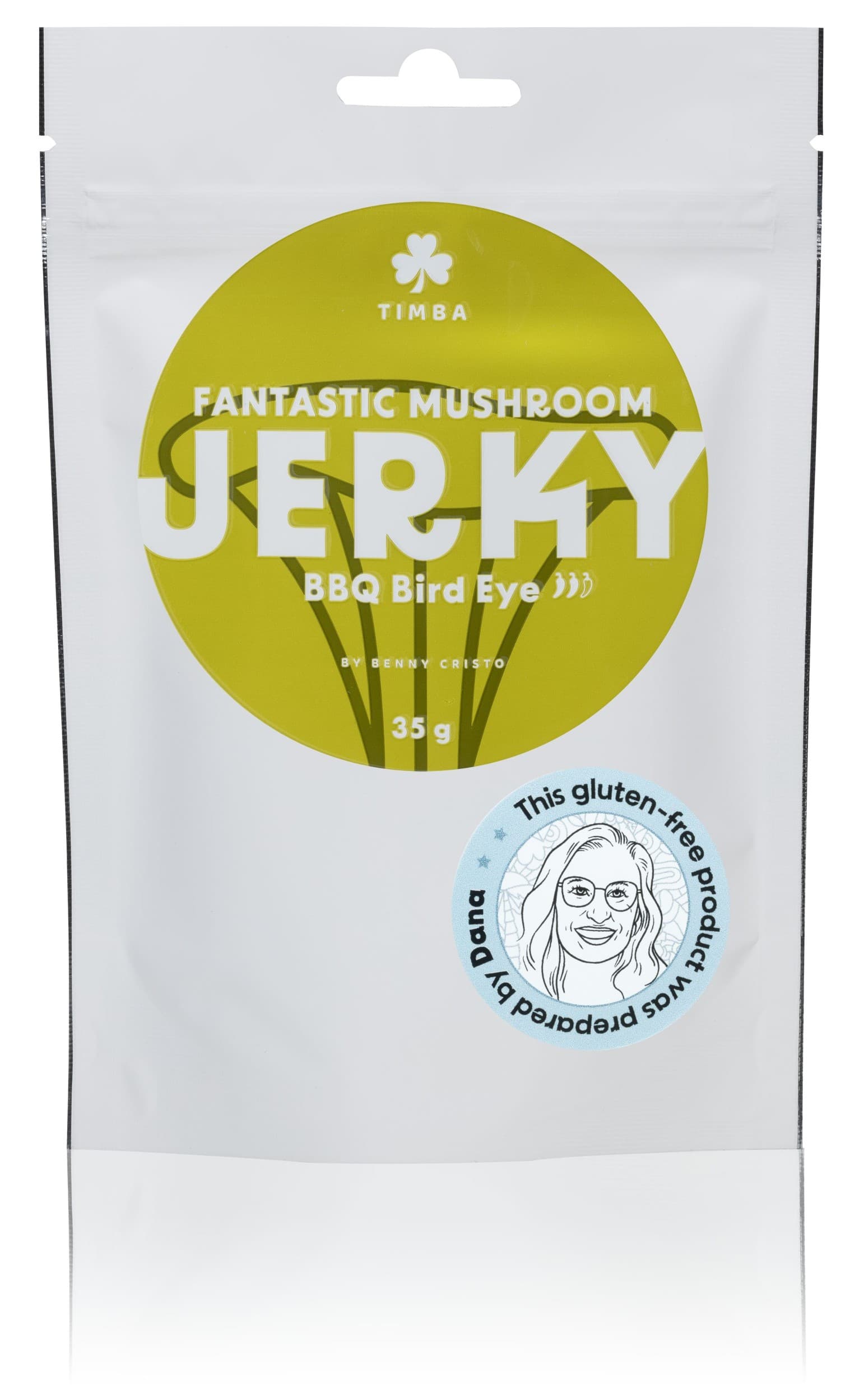 Timba fantastic mushroom jerky BBQ Bird Eye 35g