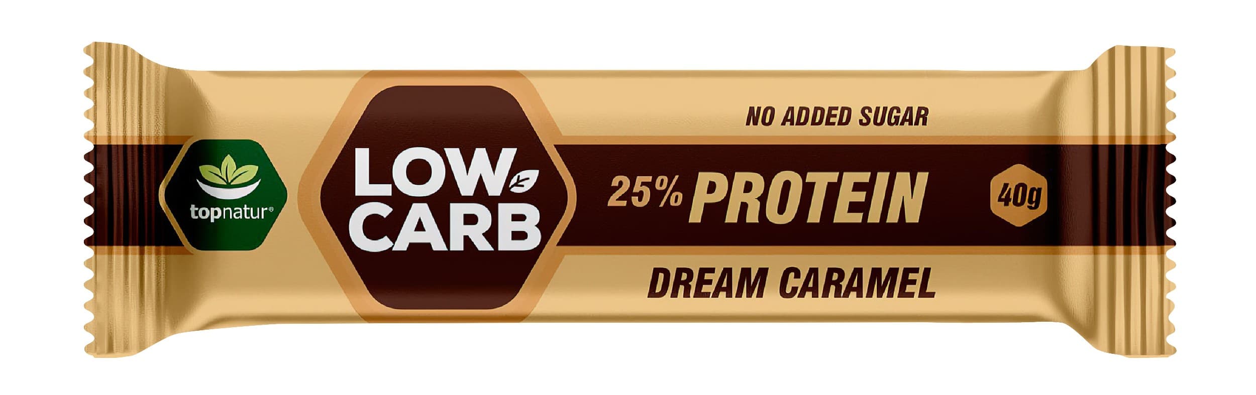 Topnatur Low Carb Tyčinka proteinová karamel 40g
