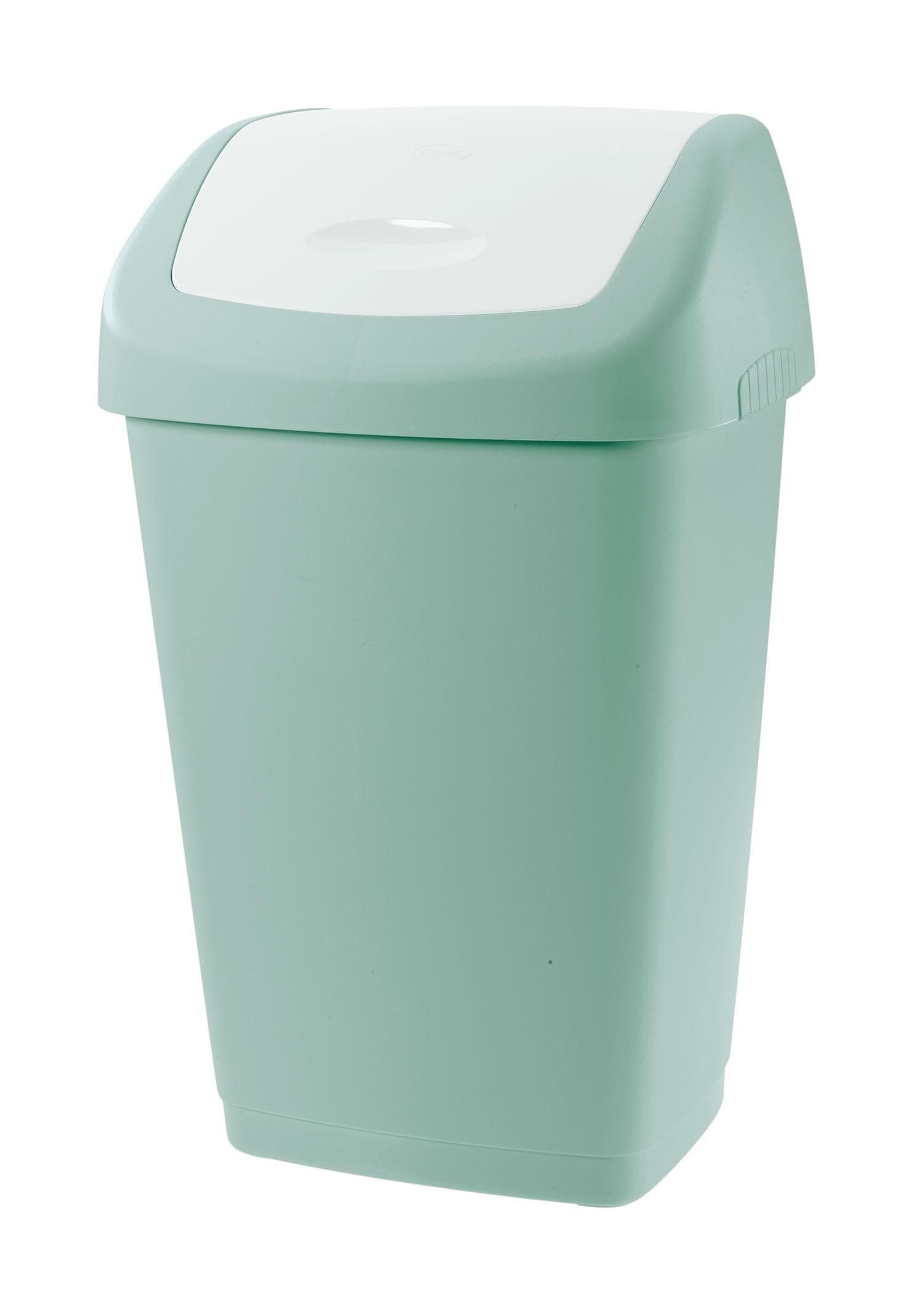 Odpadkový koš AURORA 25l zelená/bílá
