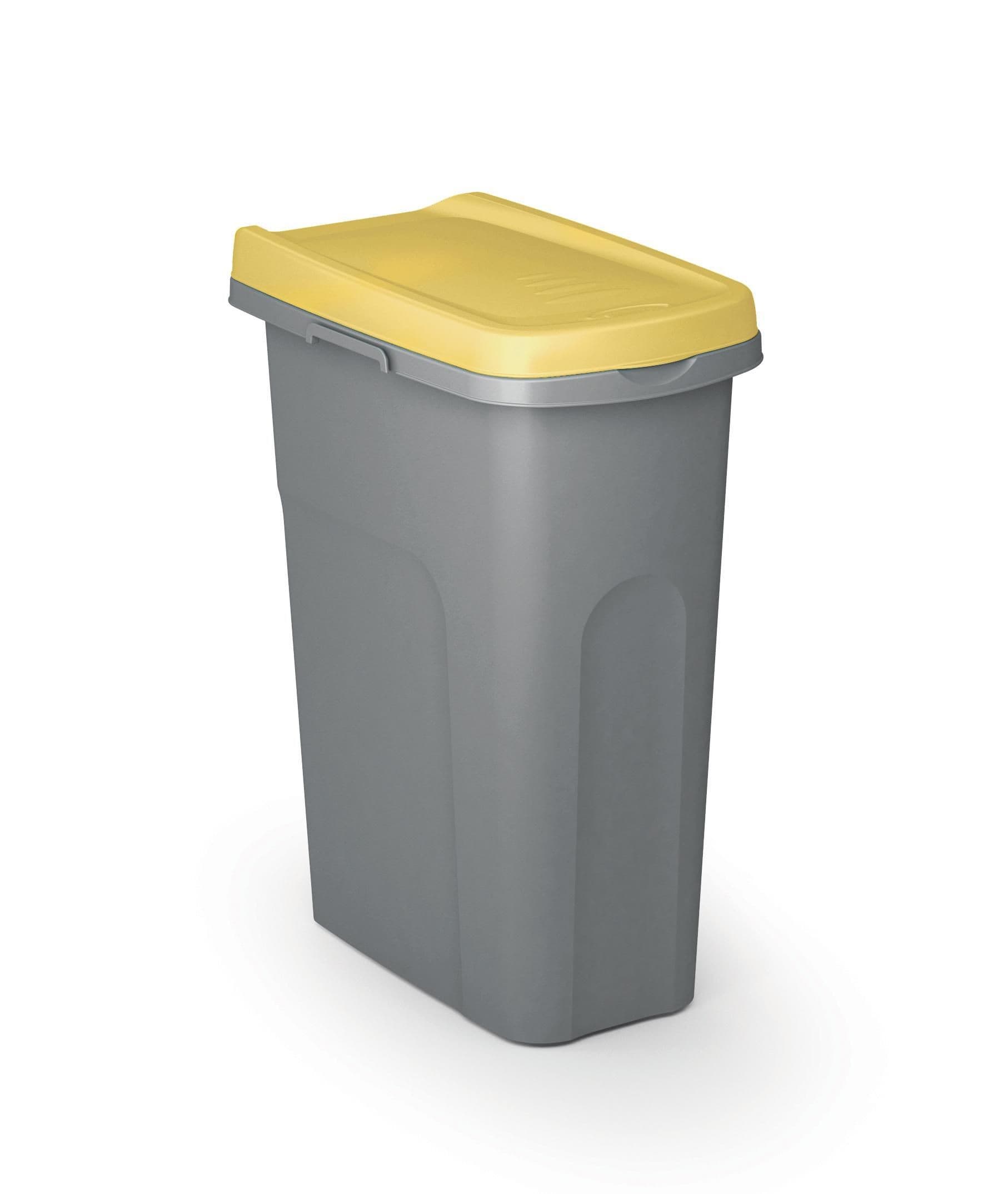 STEFANPLAST Odpadkový koš Home Eco System 25 l, žlutý