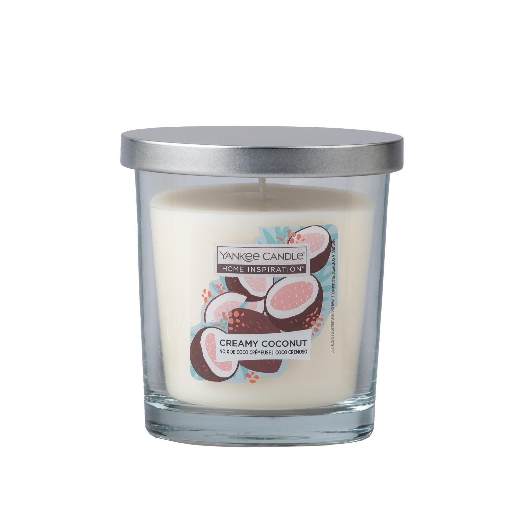 Yankee Candle Home Inspiration Tumbler střední Value Creamy Coconut 200g