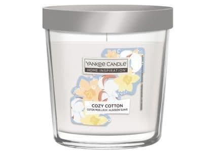 Yankee Candle Home Inspiration Tumbler střední Value Cozy Cotton 200 g