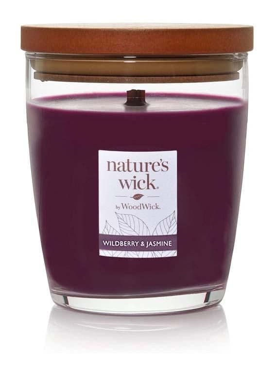 ‭Wood Wick Nature'S Wick Tumbler střední Wildberry & Jasmine‬ 284 g